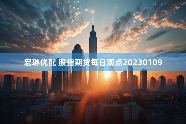 宏琳优配 股指期货每日观点20230109