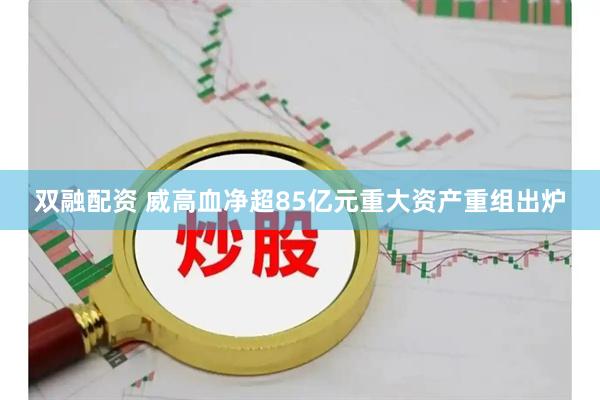 双融配资 威高血净超85亿元重大资产重组出炉