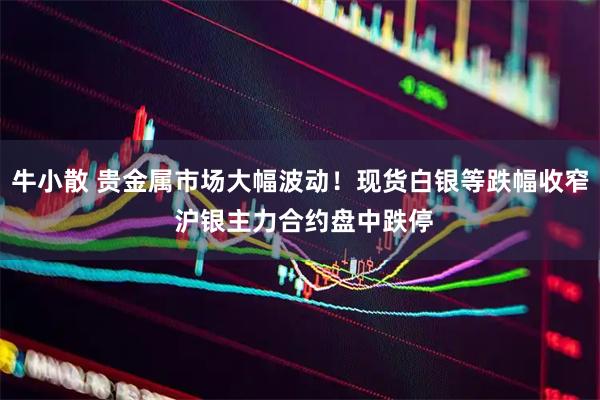 牛小散 贵金属市场大幅波动！现货白银等跌幅收窄 沪银主力合约盘中跌停